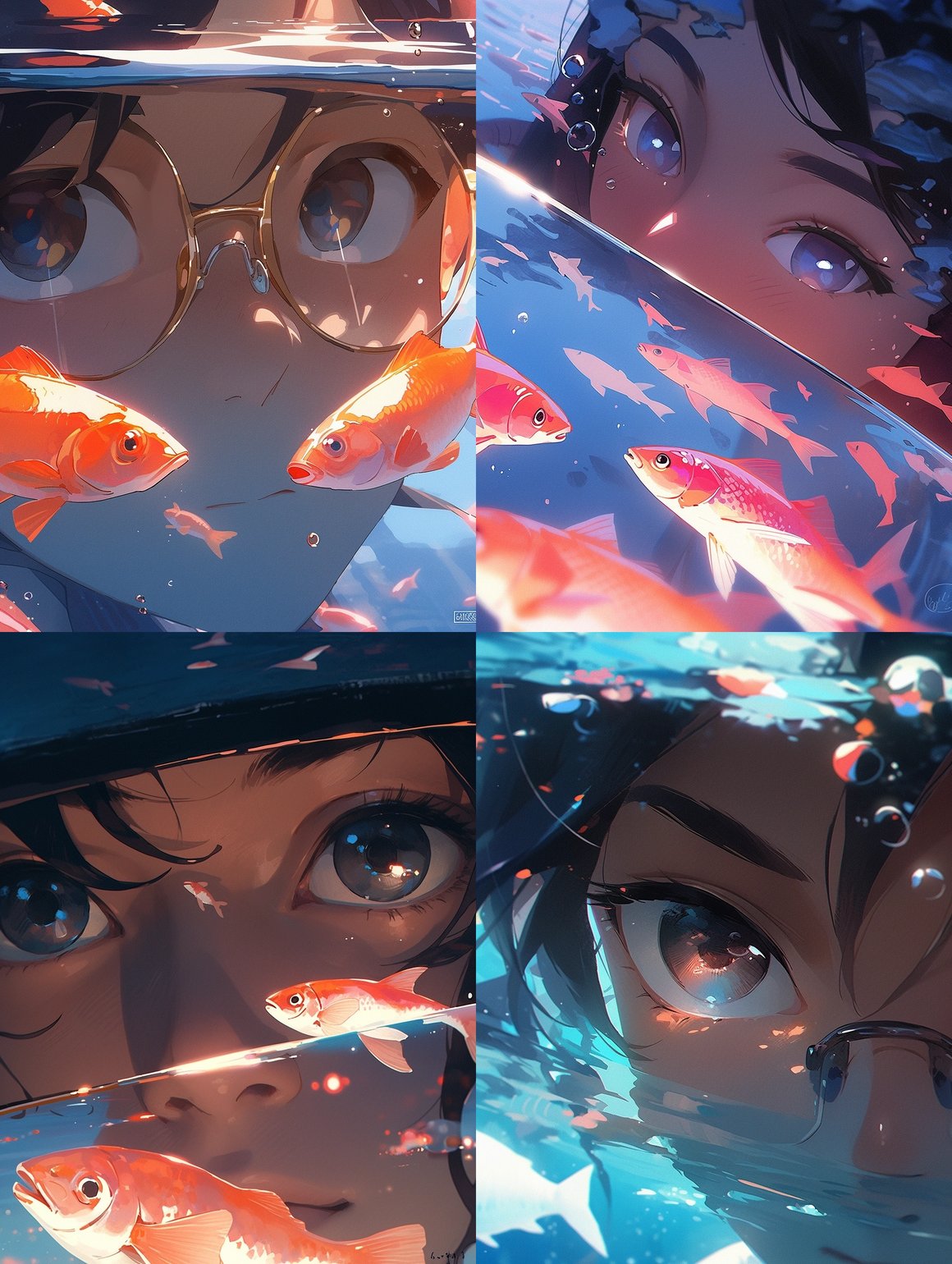 A Surreal Journey Through a Holographic Seascape