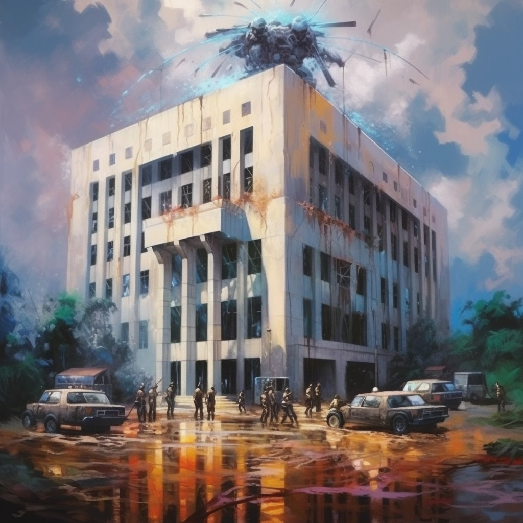 Armoured Heist in Cyberdelic Artistry