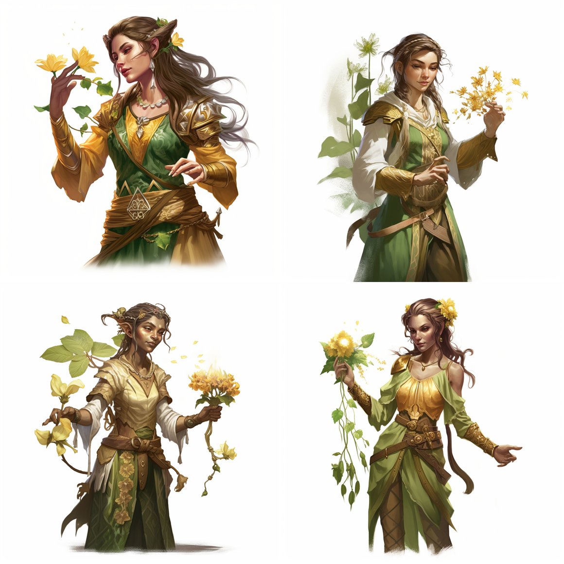 A D&D Mid-Journey in the Feywyld with a Spring Eladrin Elf Prompt ...