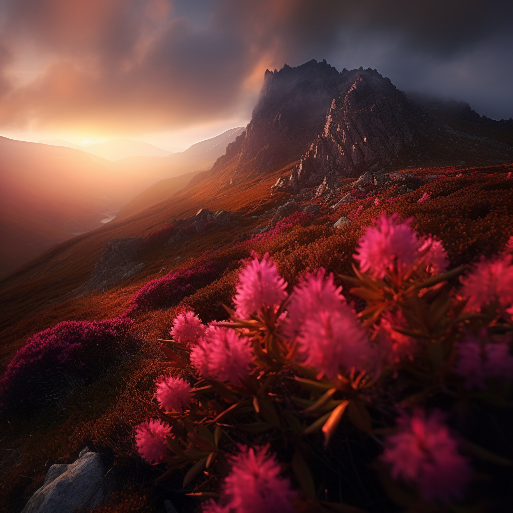 Midday Glow on the Rodnei Mountain: A Cinematic Snapshot