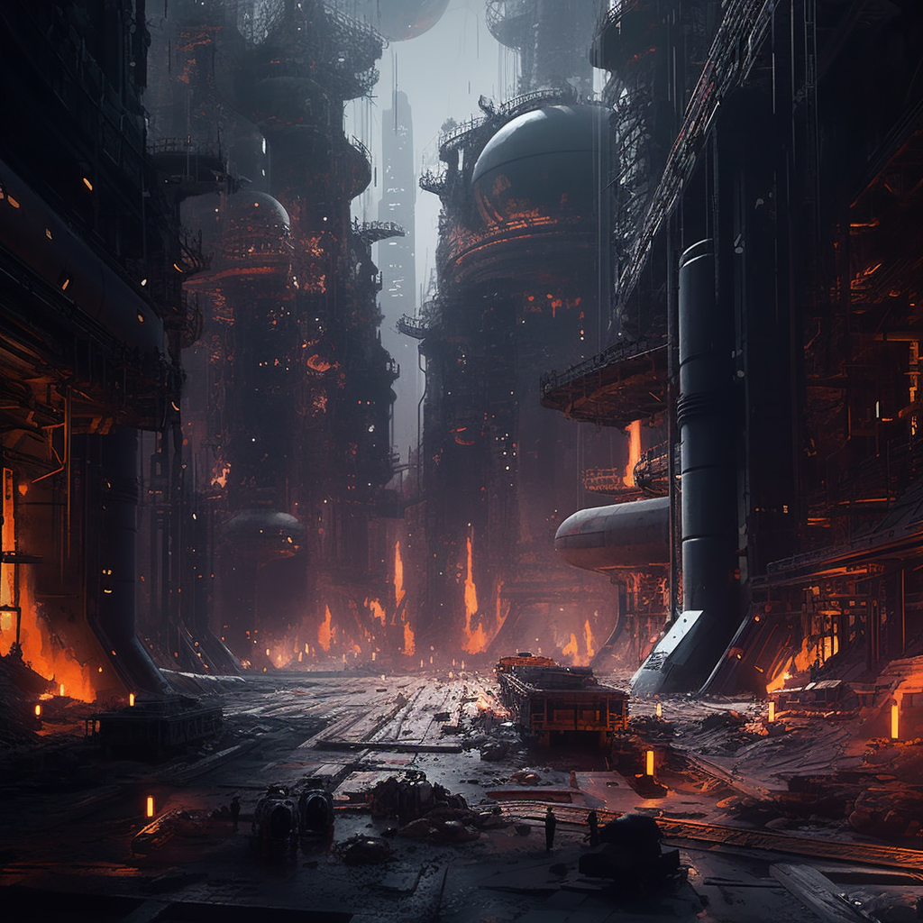 Desolate Tech: Voyage through Futuristic Warzones