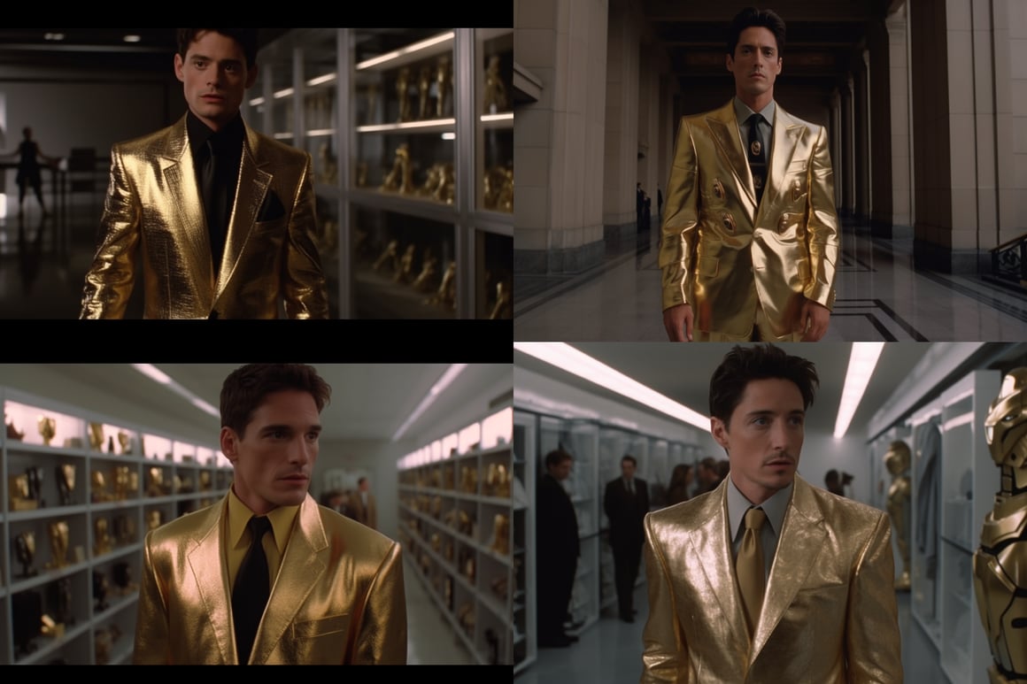 Retro Iron Man: Balenciaga in Bronze - 1990 Fashion Moment