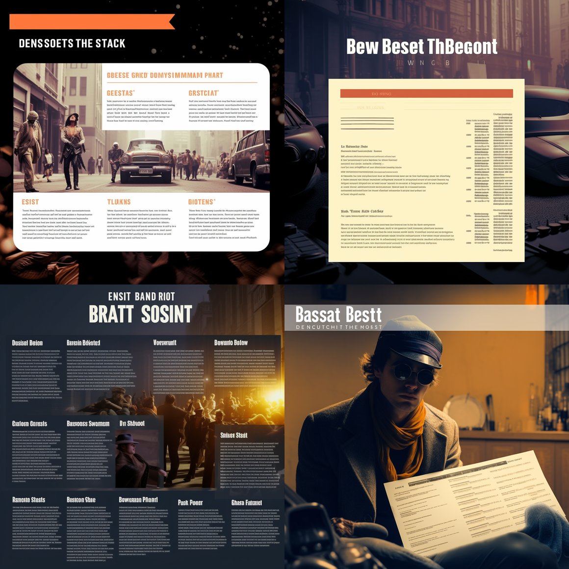 1970s Bank Heist Storyboard & Script Breakdown PowerPoint Template