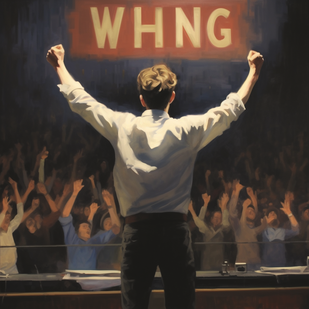Climax of Victory Speech