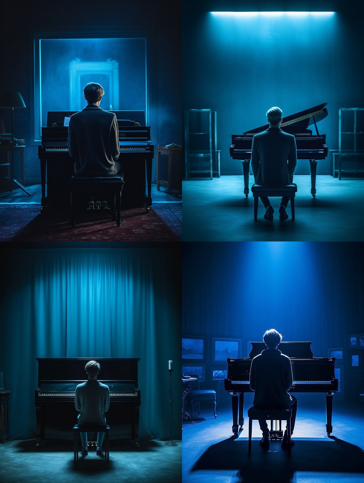 Melancholic Elegy: A Pianist's Solitude