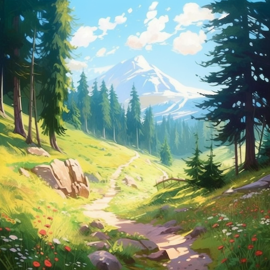 Sun-drenched Spring Journey: A Symphony of Nature's Beauty