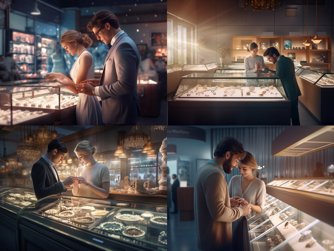 Choosing Forever: A Couple's Wedding Ring Shopping Journey