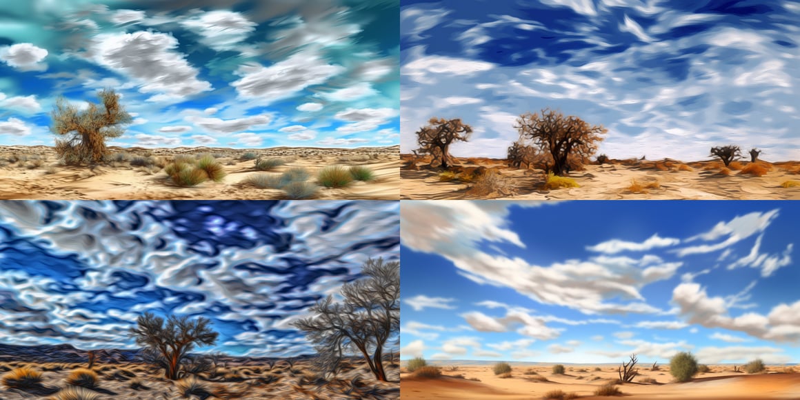 Detailed Desert Voyage: A Ghibli Inspired HDR Journey