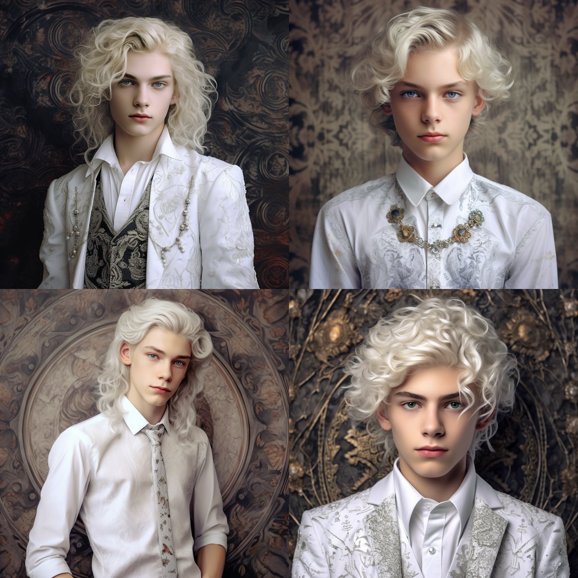 Aristocratic Charm: The Enigmatic Young Magician