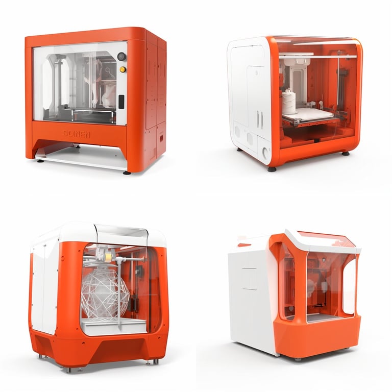 Realistic 3D Thumbnail of Large Industrial Resin Printer Prompt | NeoPrompt