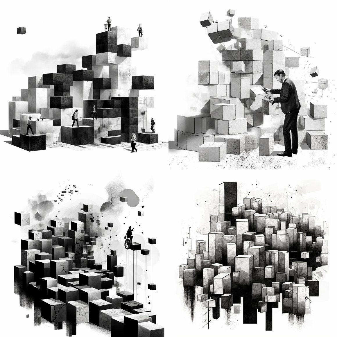 Halfway Unblocking: A Monochrome Odyssey