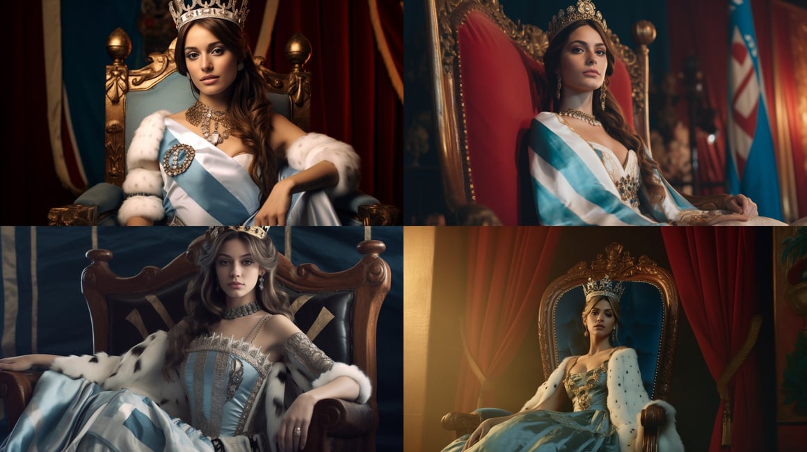 Argentinian Queen's Reign: Traditional Splendor