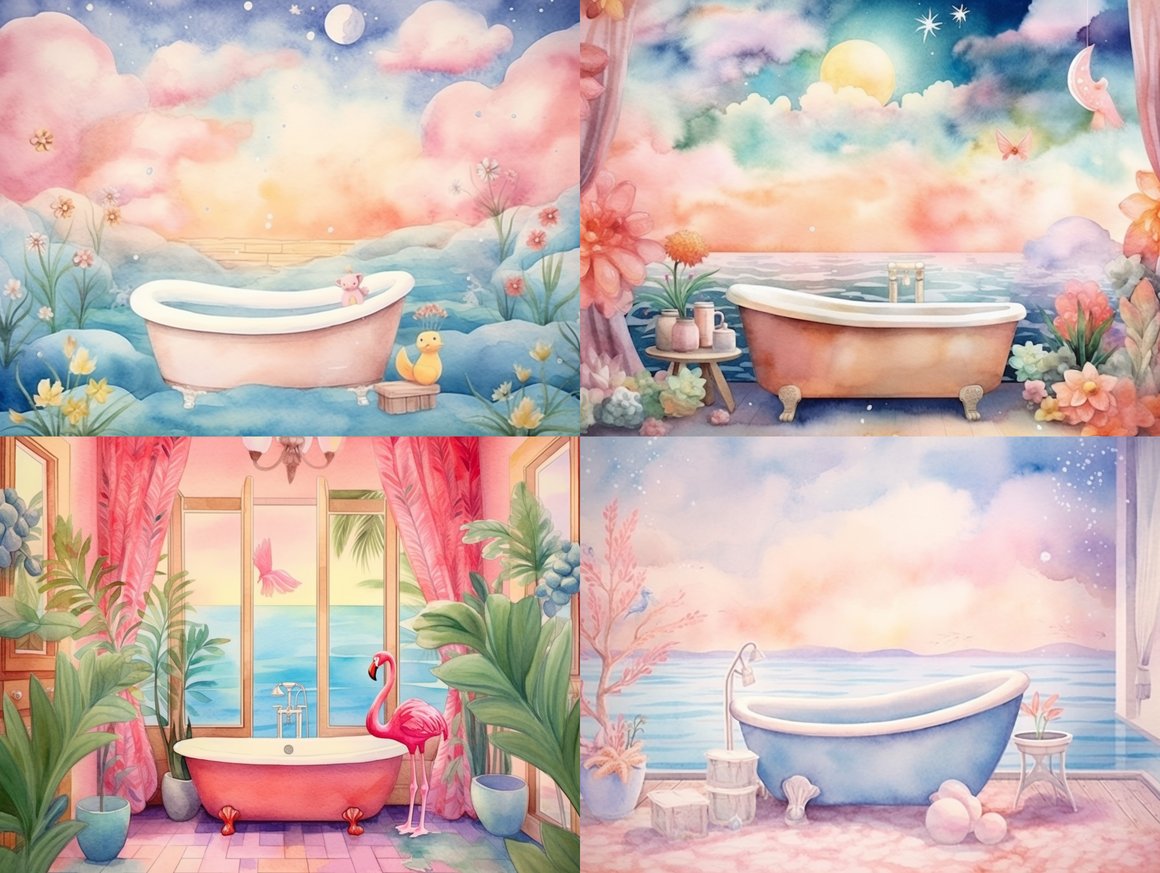 Children's Book Watercolor Illustration in 8K