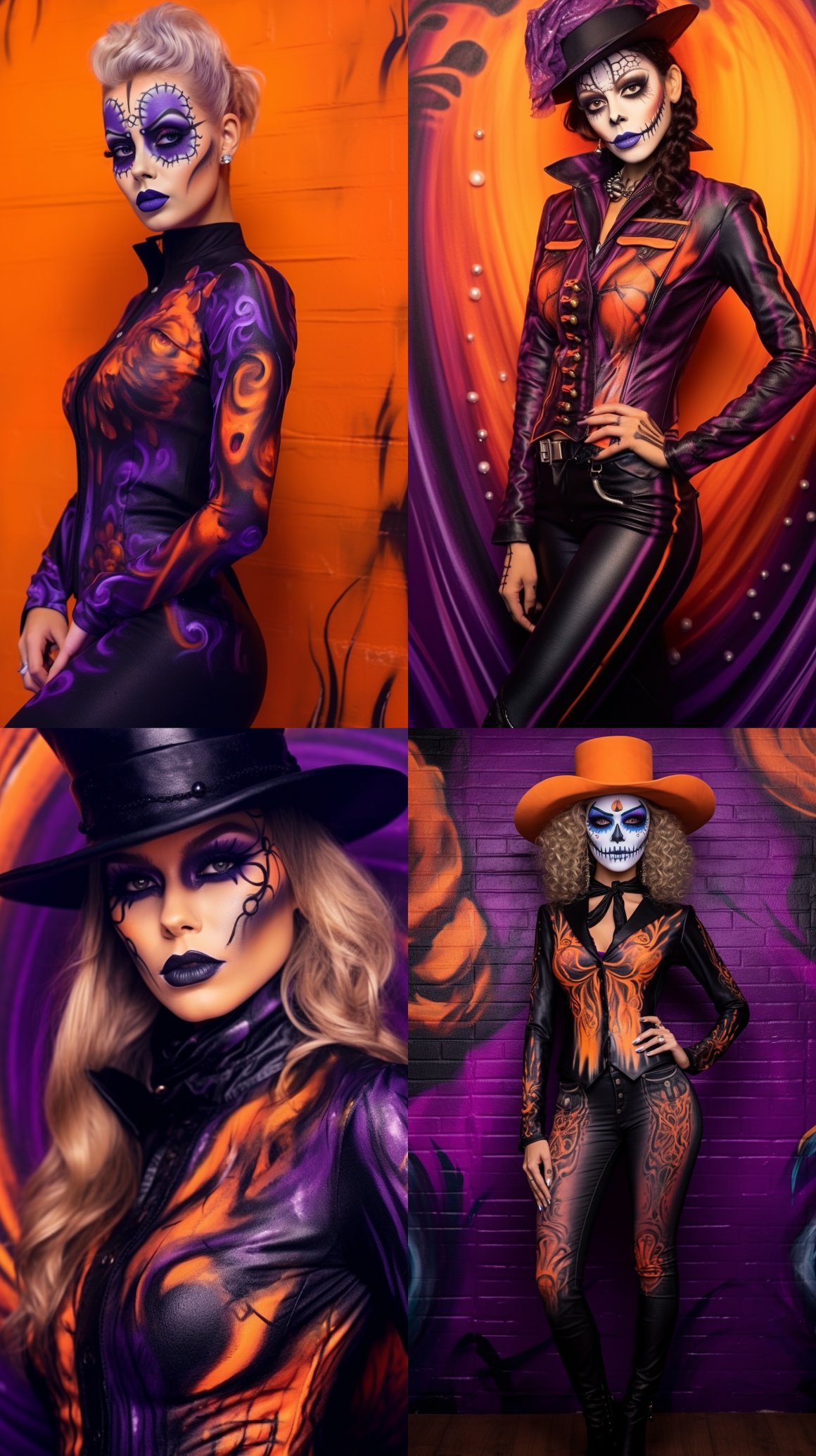 Halloween Transformation: A Midway Body Art Journey