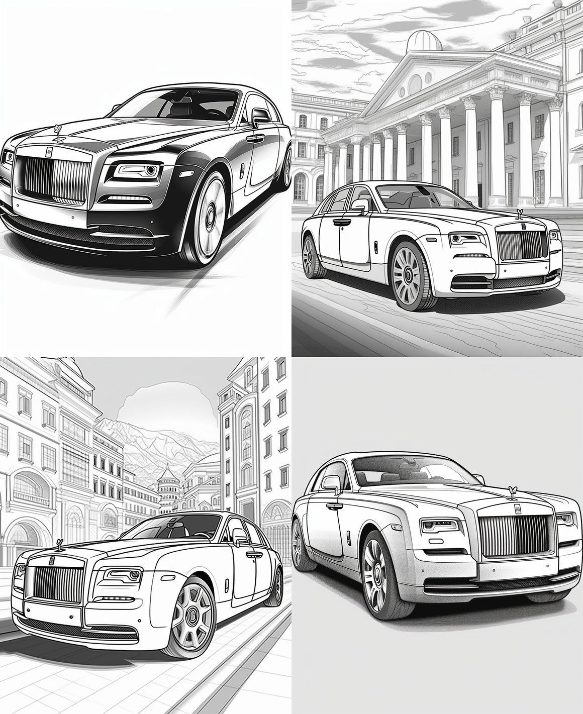 Mid-Trip Coloring Adventures: Luxury Sports Cars Edition