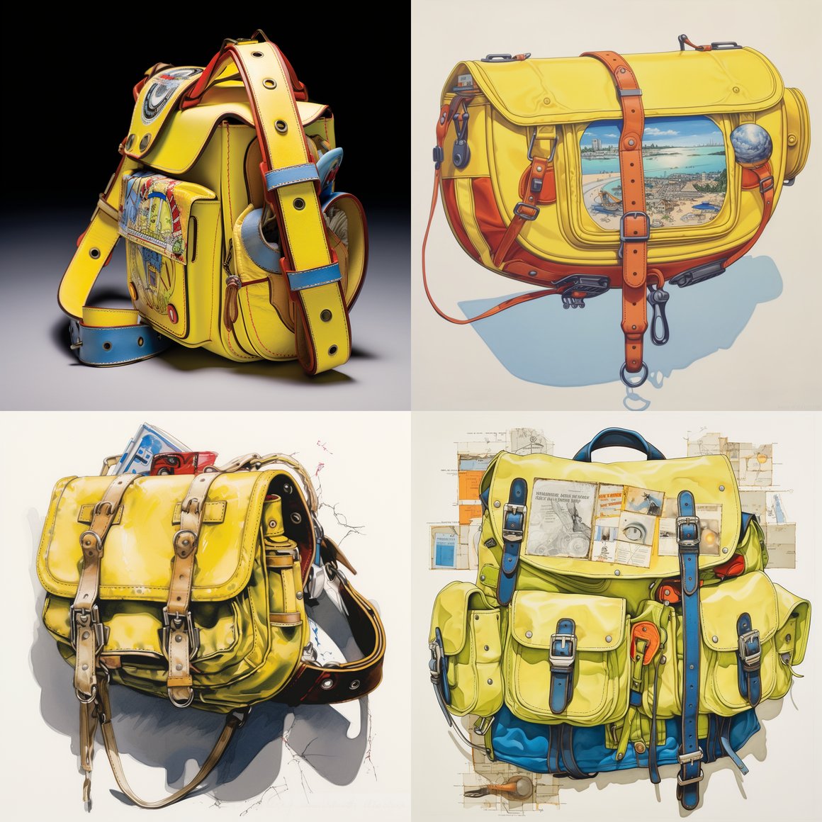 Artistic Expressions Through Accessories and Scenery