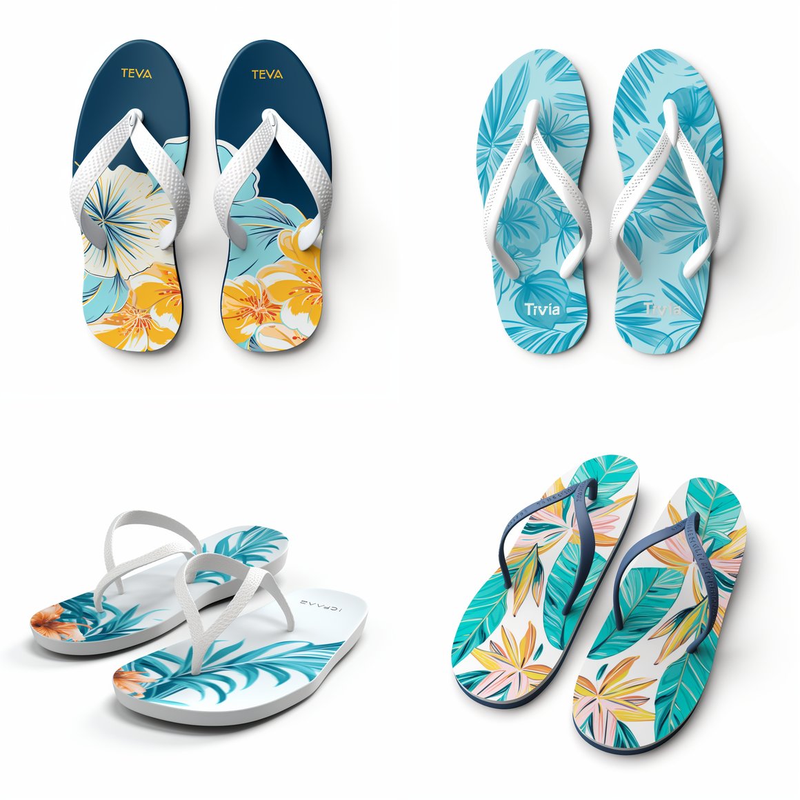 Summery Flip-Flops Illustration Challenge