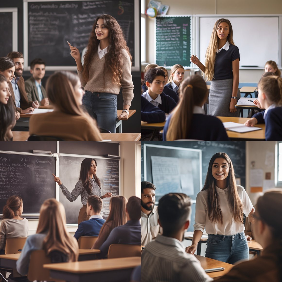 Classroom Introduction in Monochrome