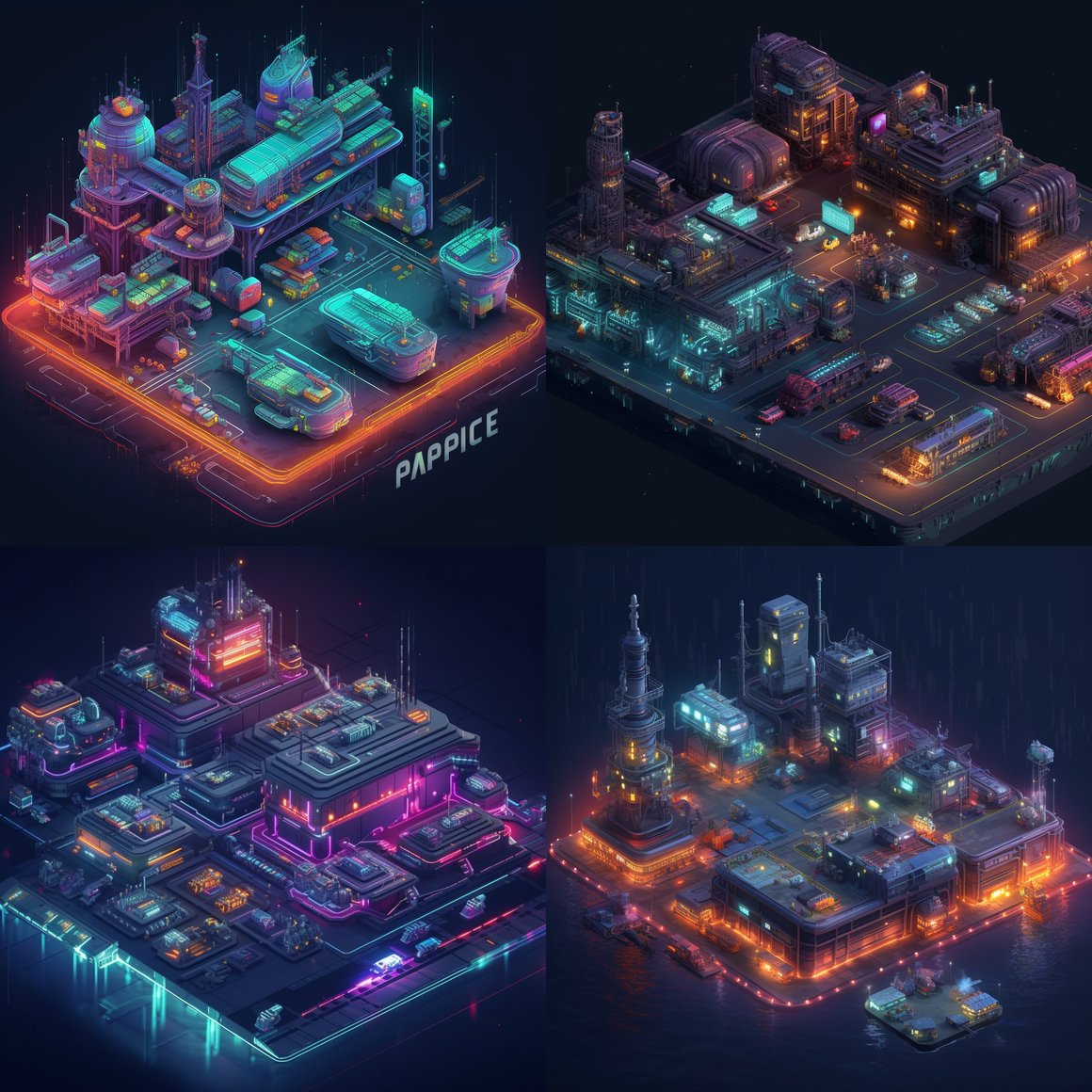 Halfway Update: Isometric Space Port Development