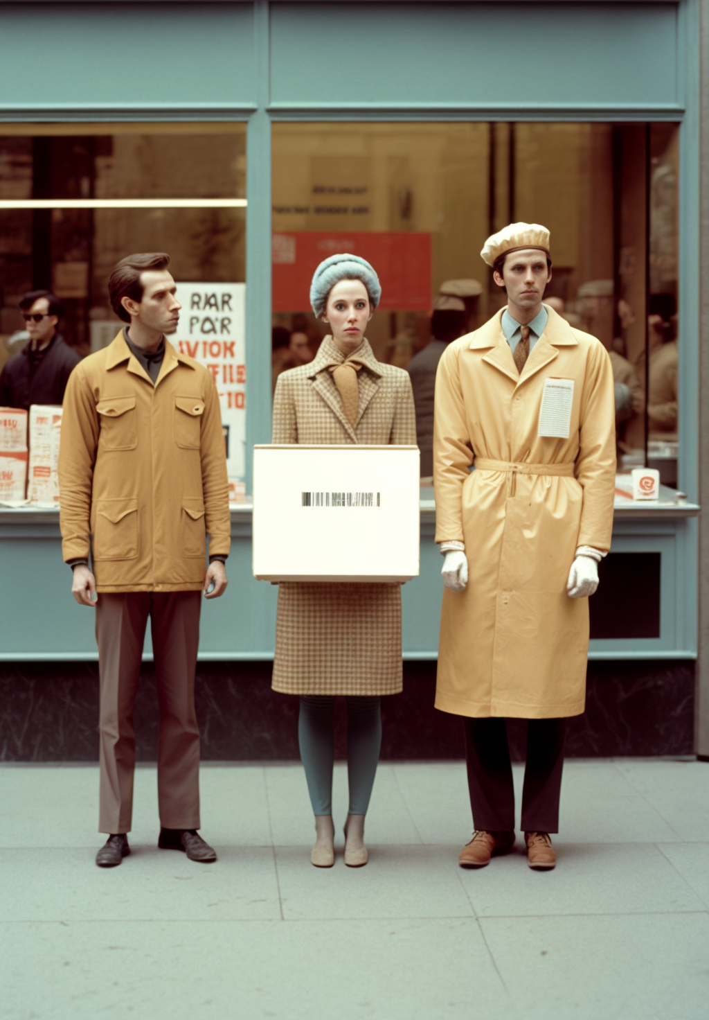 Classic Coffee-Shop Encounter: A Staged Snapshot from 1966