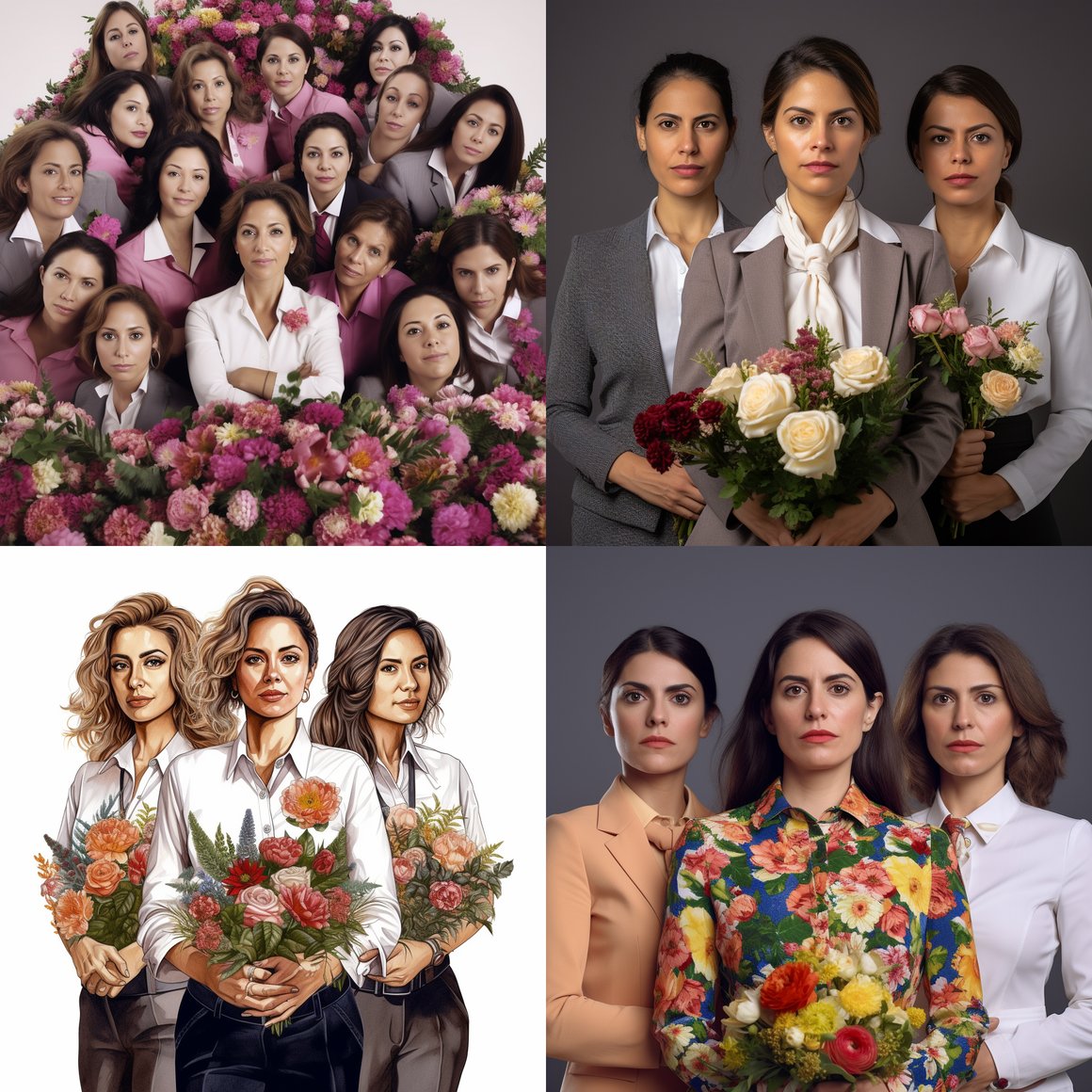 Sublime Floral Office Interlude: A Tale of Latin Women