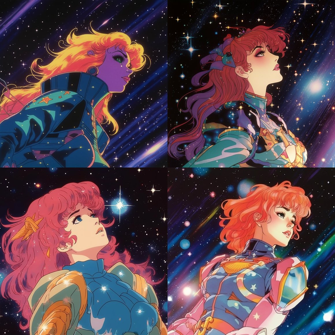Retro-Anime Cyborg Damsel in Distress, Version 5.1