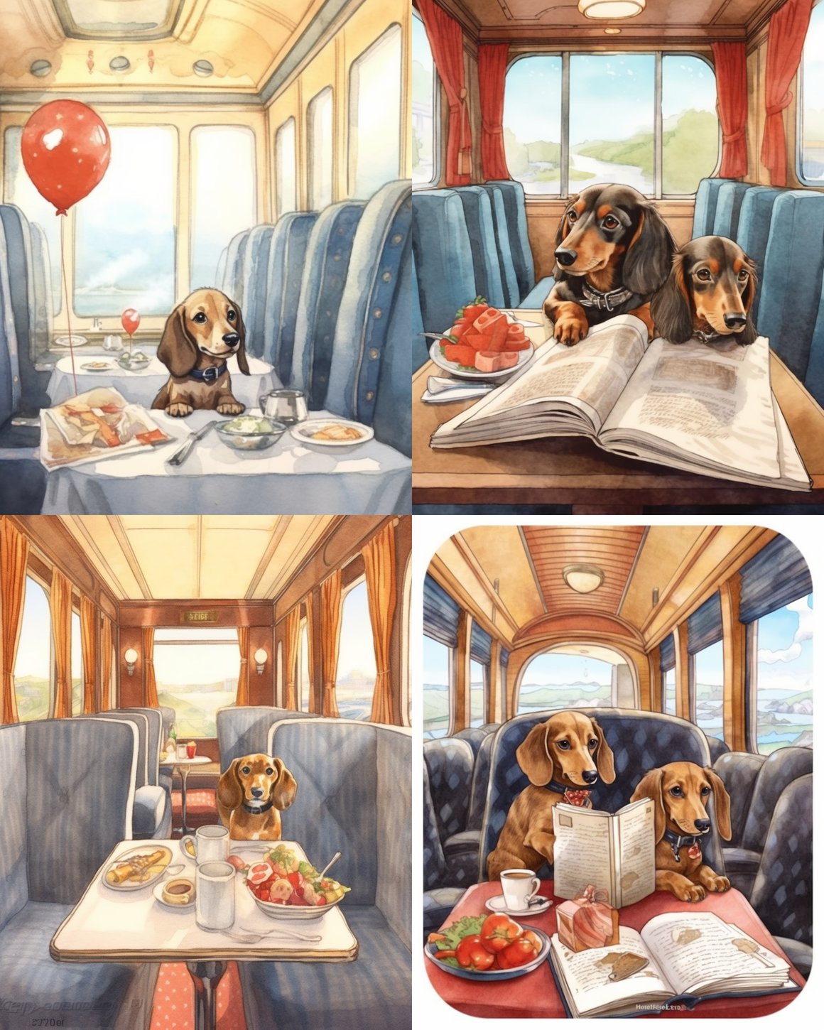 Children's Watercolor Illustration