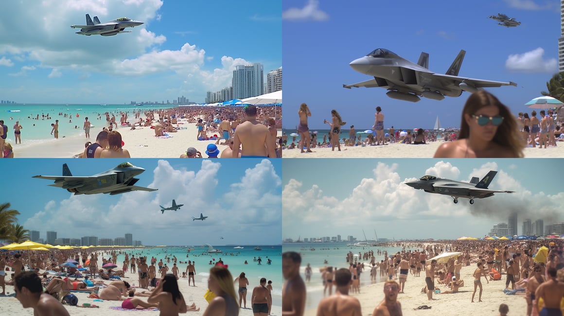 Midday Magic: Memorial Day Airshow at Miami Beach