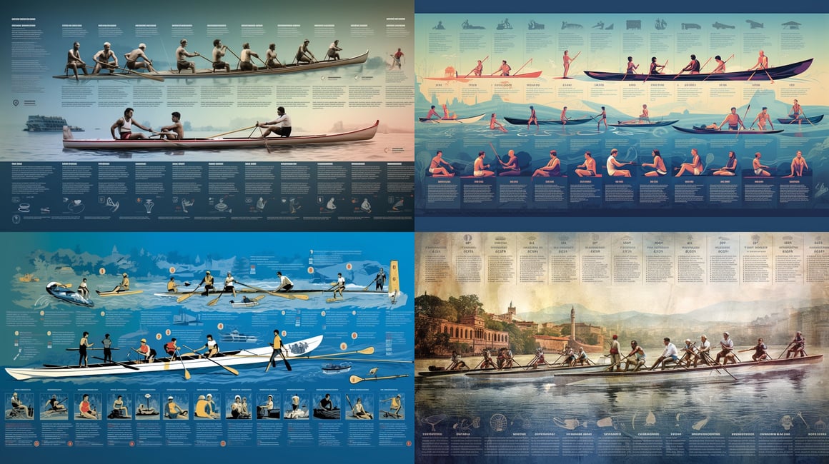 Chronicles of Rowing: An Artistic Journey Through Time