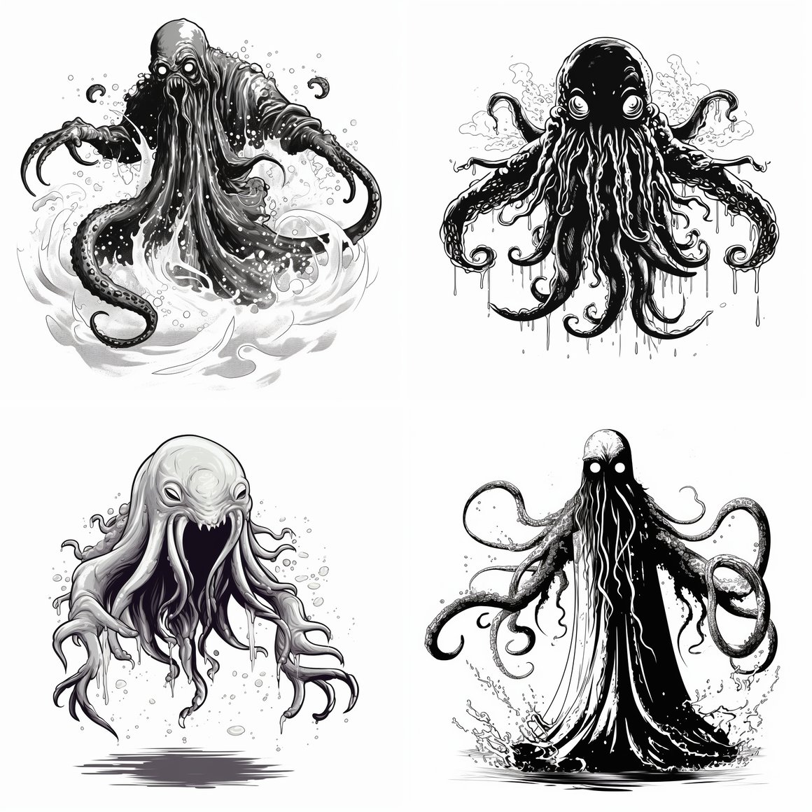 Retro Comic Illustration: The Alien Scholar's Possession