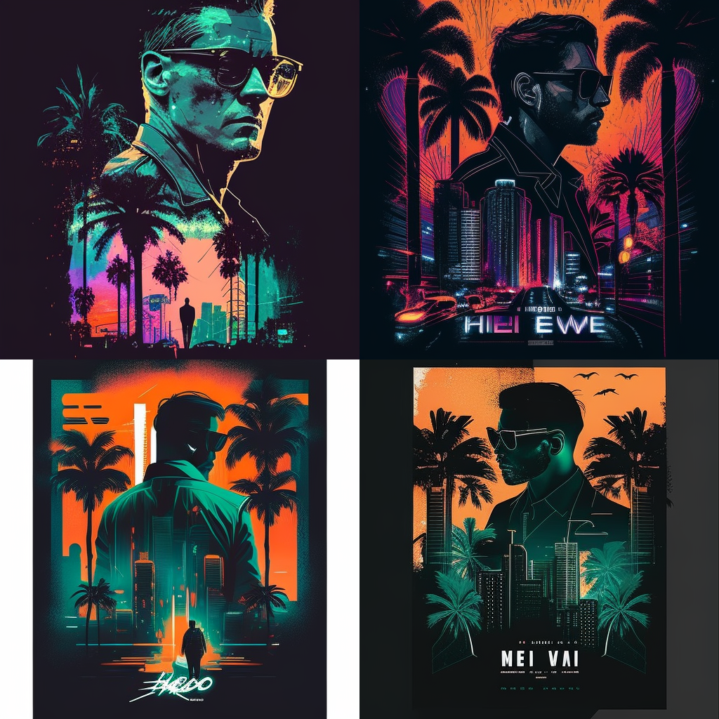 Neon Noir Nights: Merging Horizons