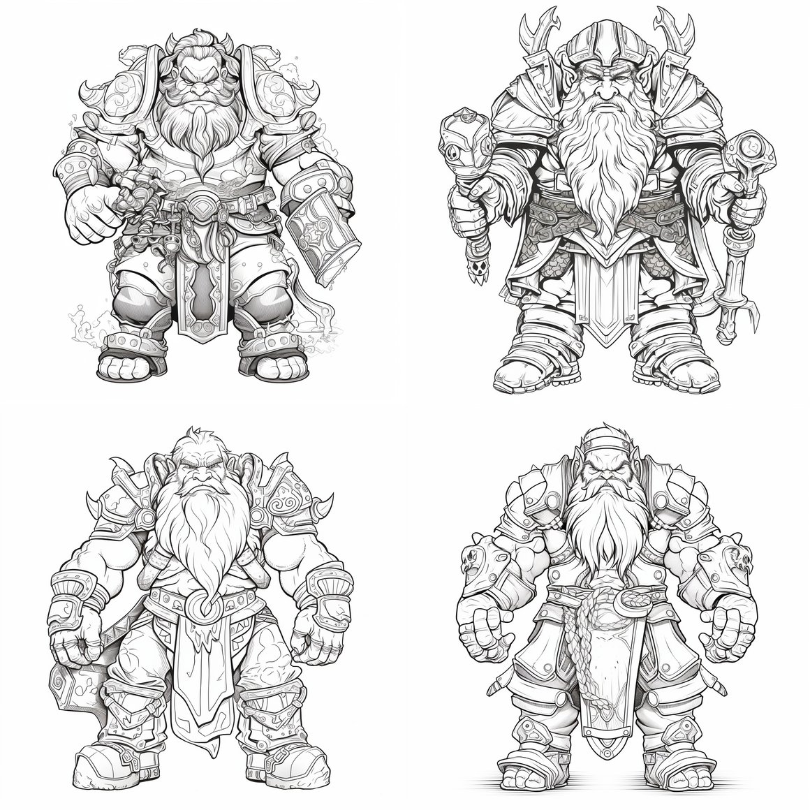 A Vector Art Coloring Page