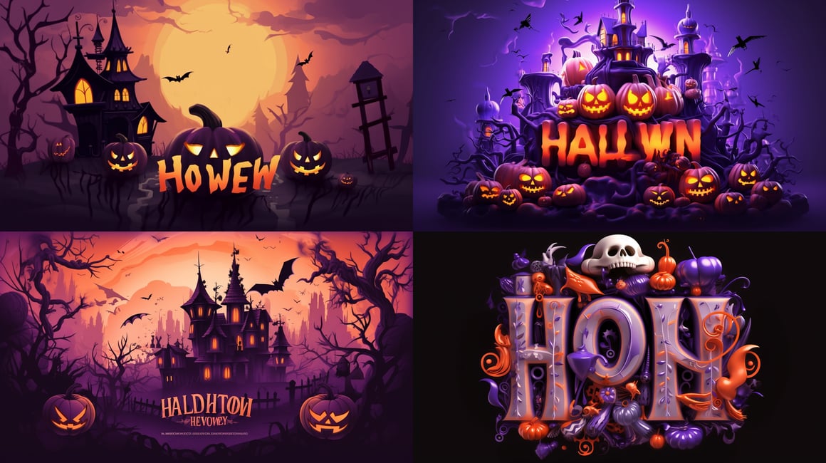 Halloween Celebration Banner
