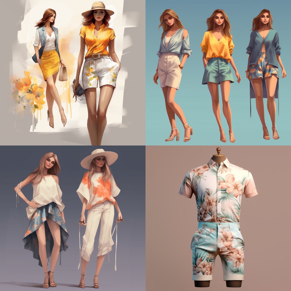 Summer Splendid Clothing Line Design