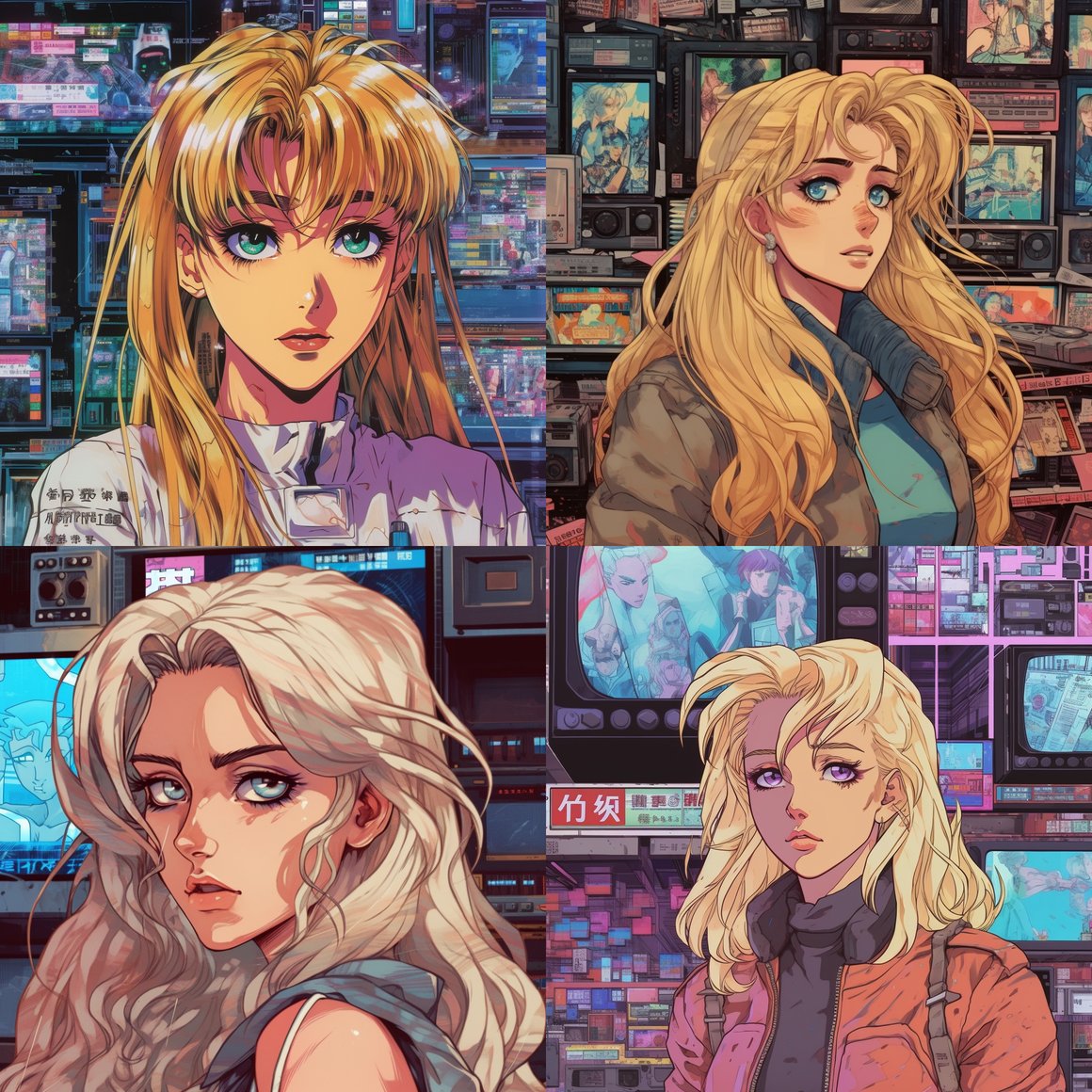 Retro Anime Adventure: Tales of a Dystopia