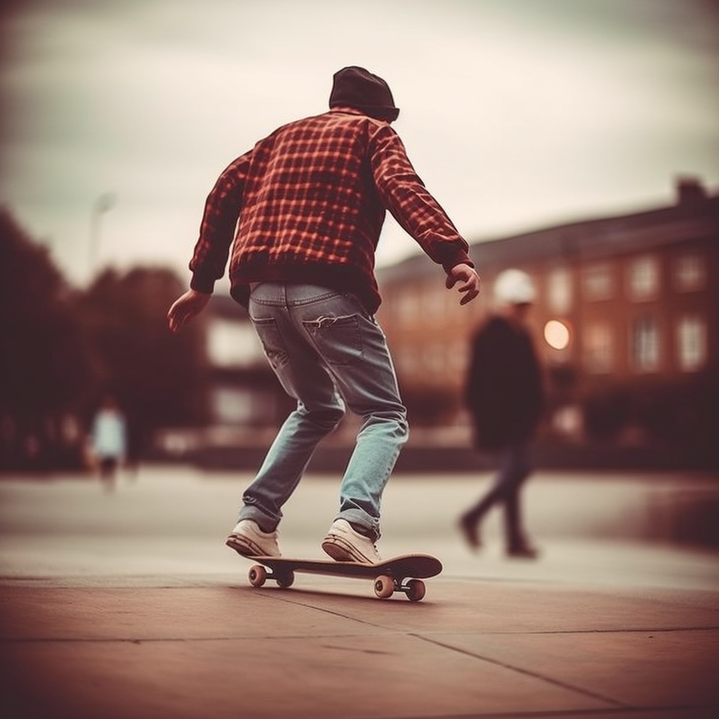 Retro Skater's POV: A Nostalgic Snapshot
