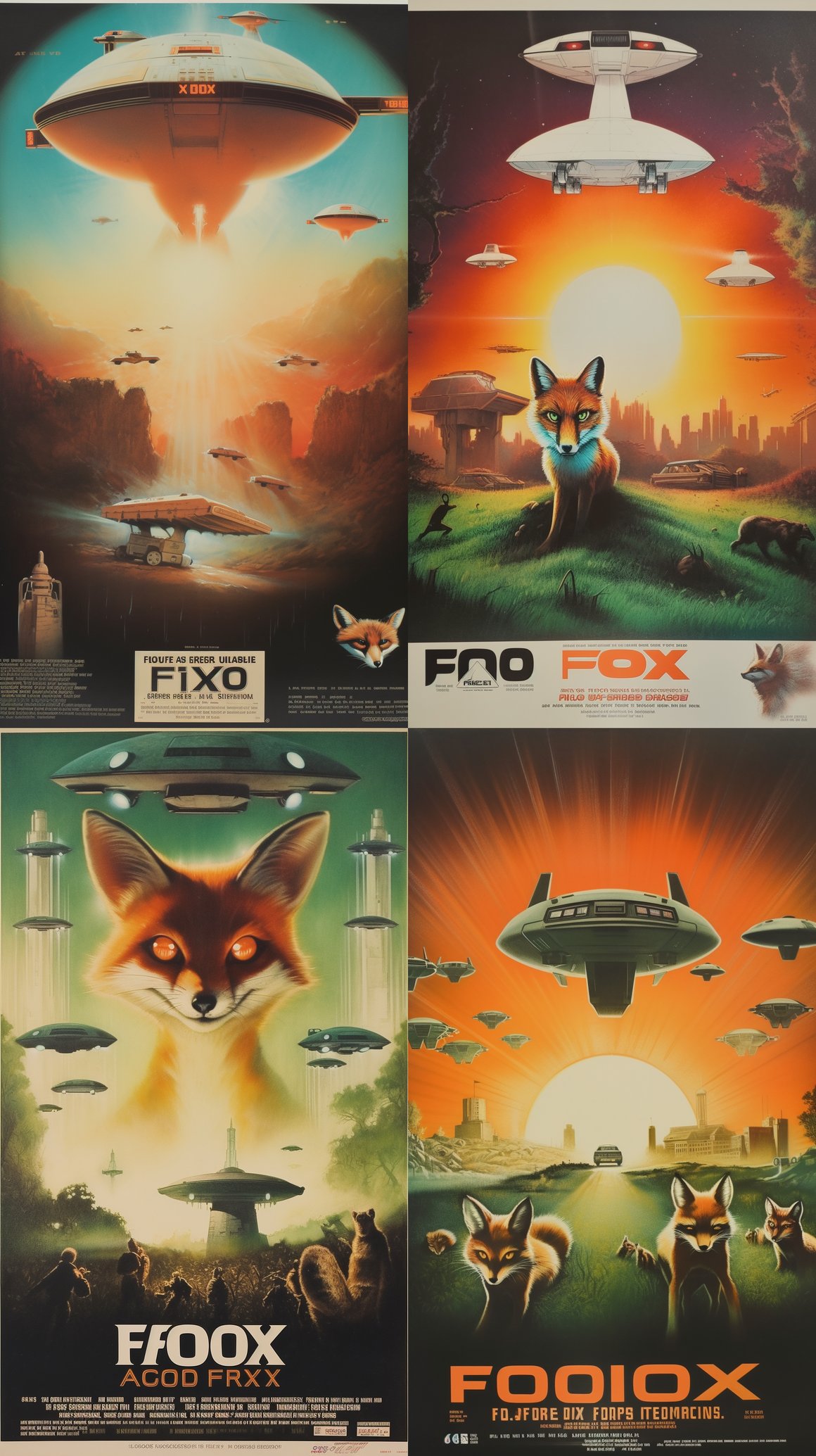 Retro Sci-Fi Fox Filmmaker: UFO Invasion