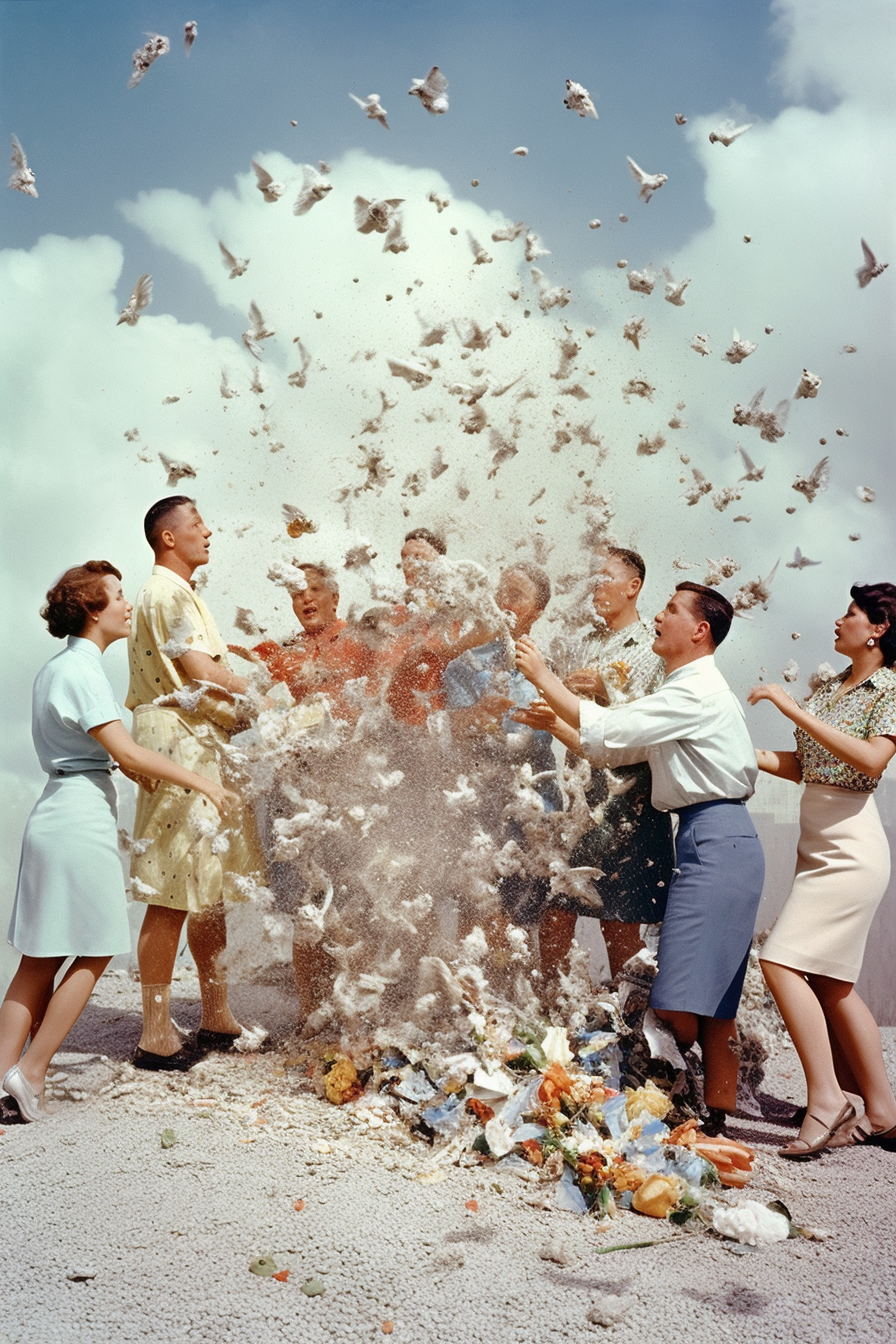 A Surreal Journey from 1960s America to 2040s Visionary Reality