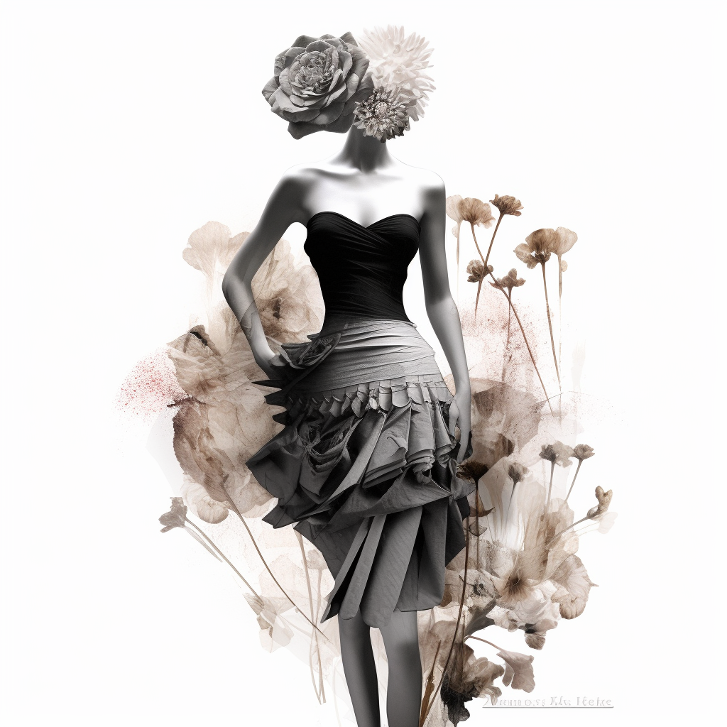Creative Process of Fashion Design: Mixed Media Exploration