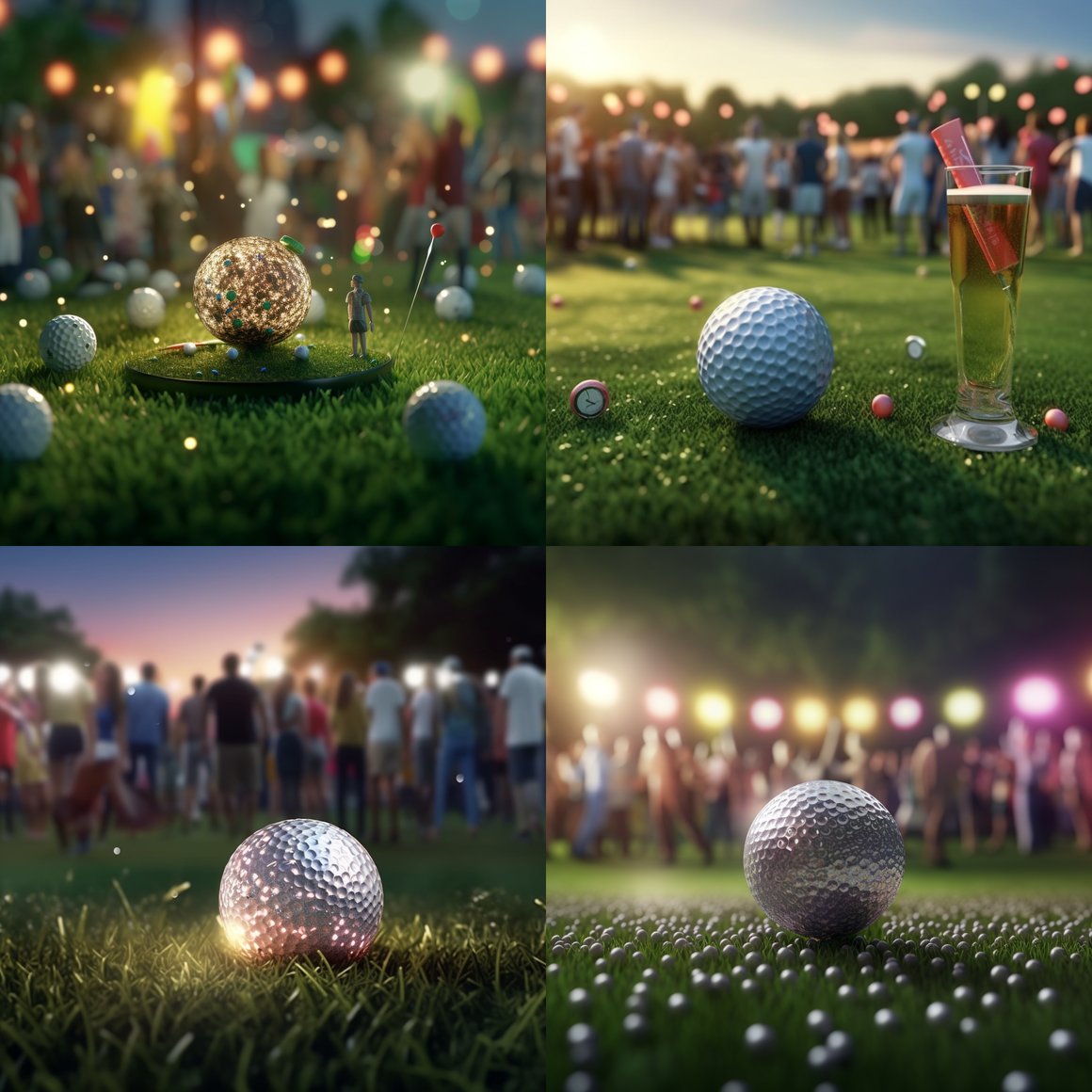 A Surreal Fusion of Sport and Festivity in 8K