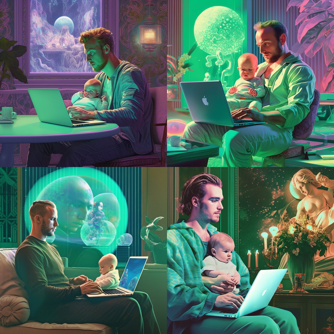 Neo-Nostalgia: A Cyberpunk Dad's Digital Playtime