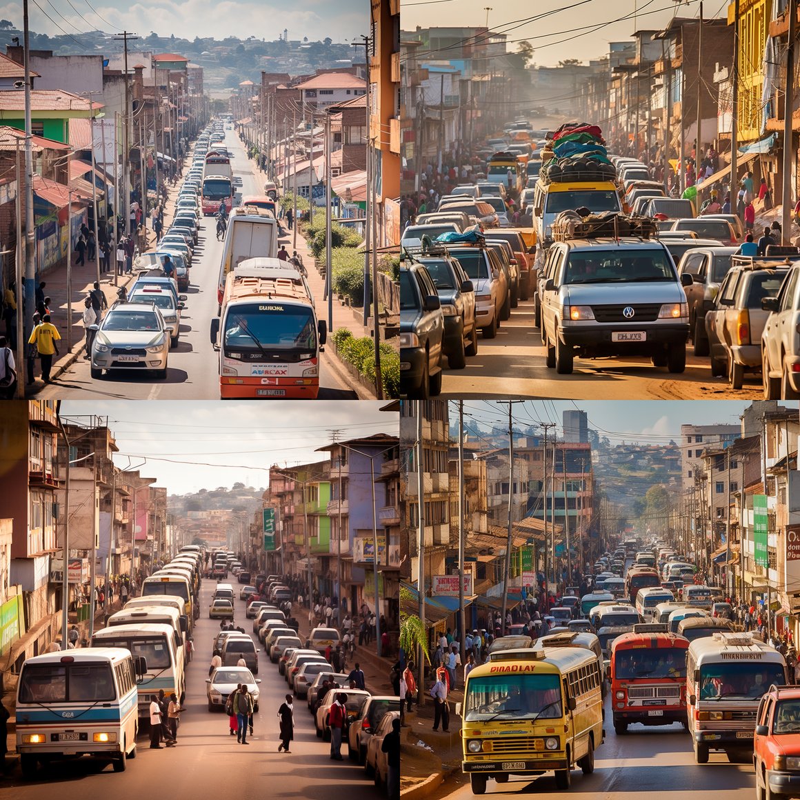 City Rush Hour: The Antananarivo Street Gridlock