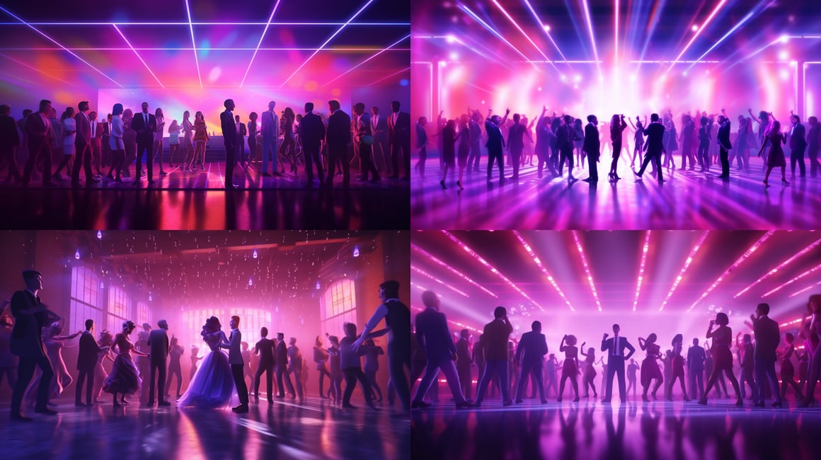 Midnight Gala: A Realistic 4K Dance Floor Experience