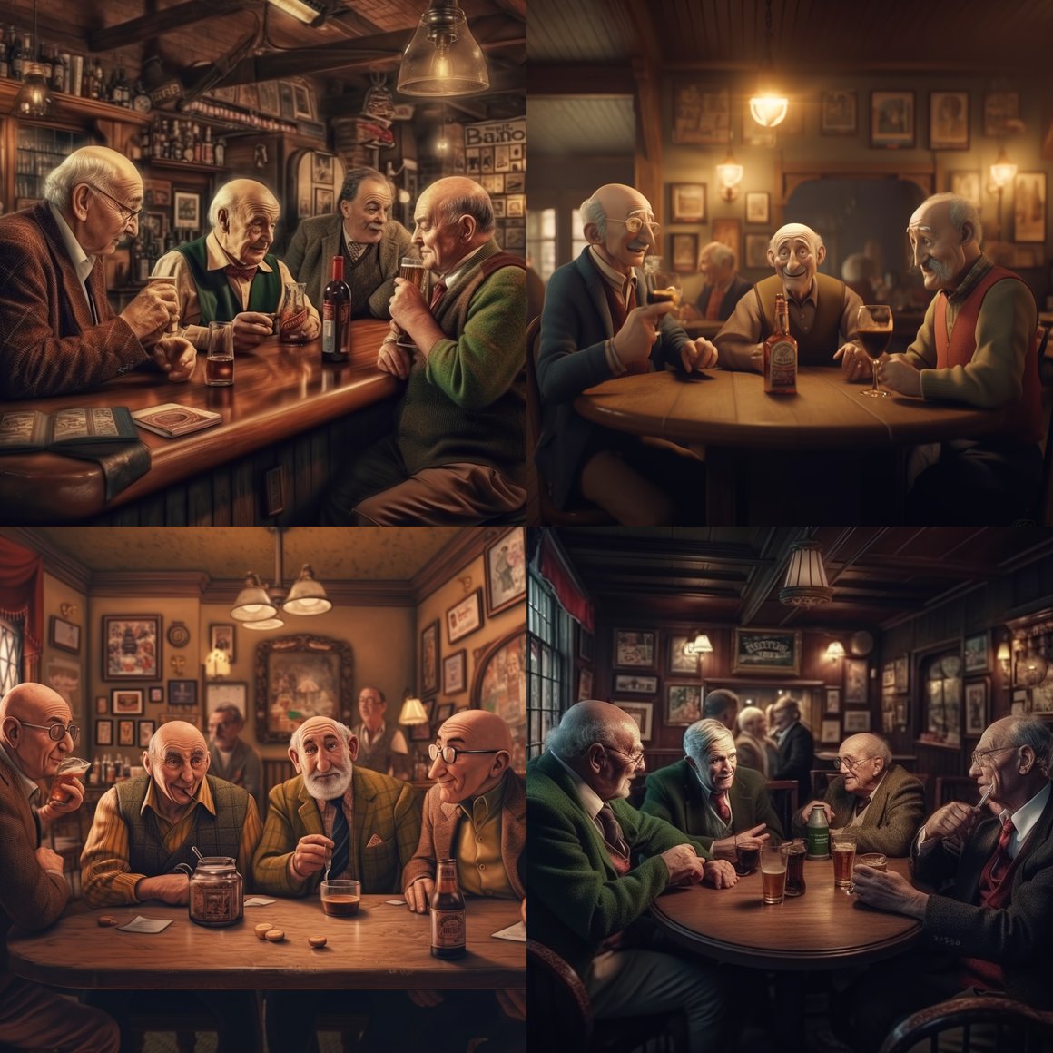 Revisiting Past: A Toast in Nostalgic Britain Pub in 4K