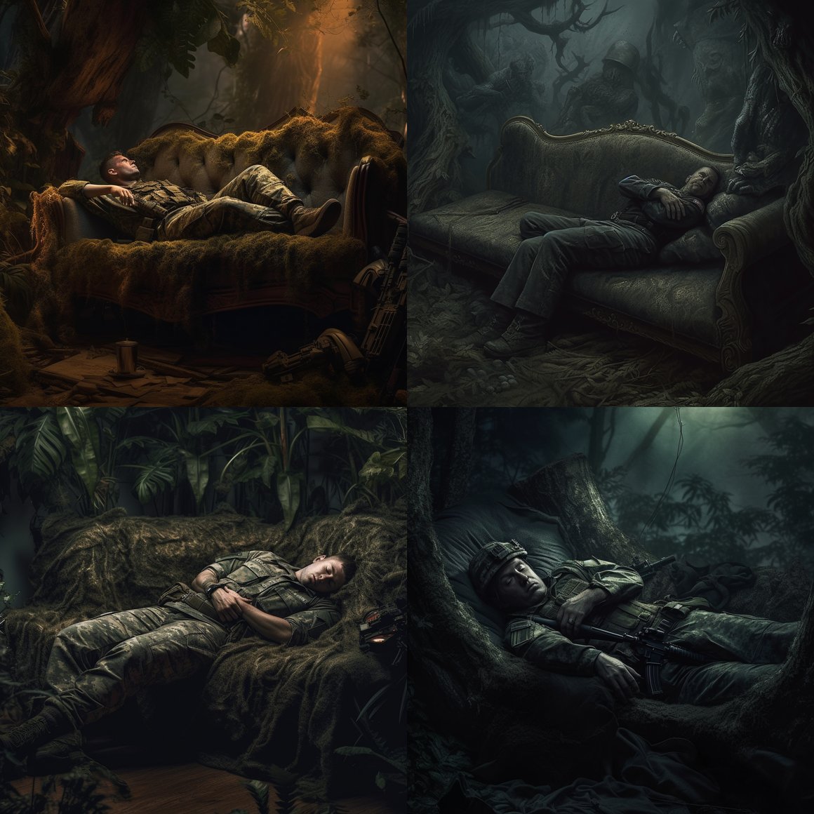 Haunted Dreams: A Soldier's Battle Within