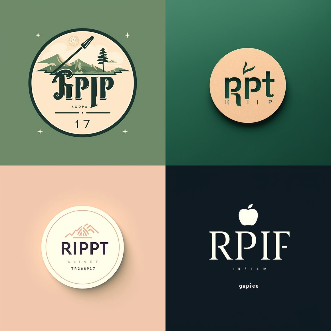 Designing the RIPIT Golf Brand Logo