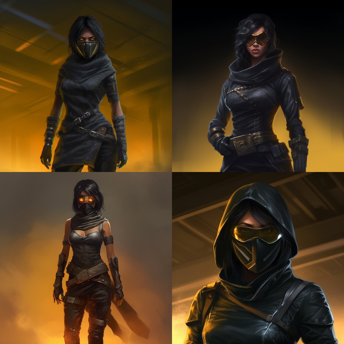 Midnight Assassin: A Vignette of a Cyberpunk Ninja