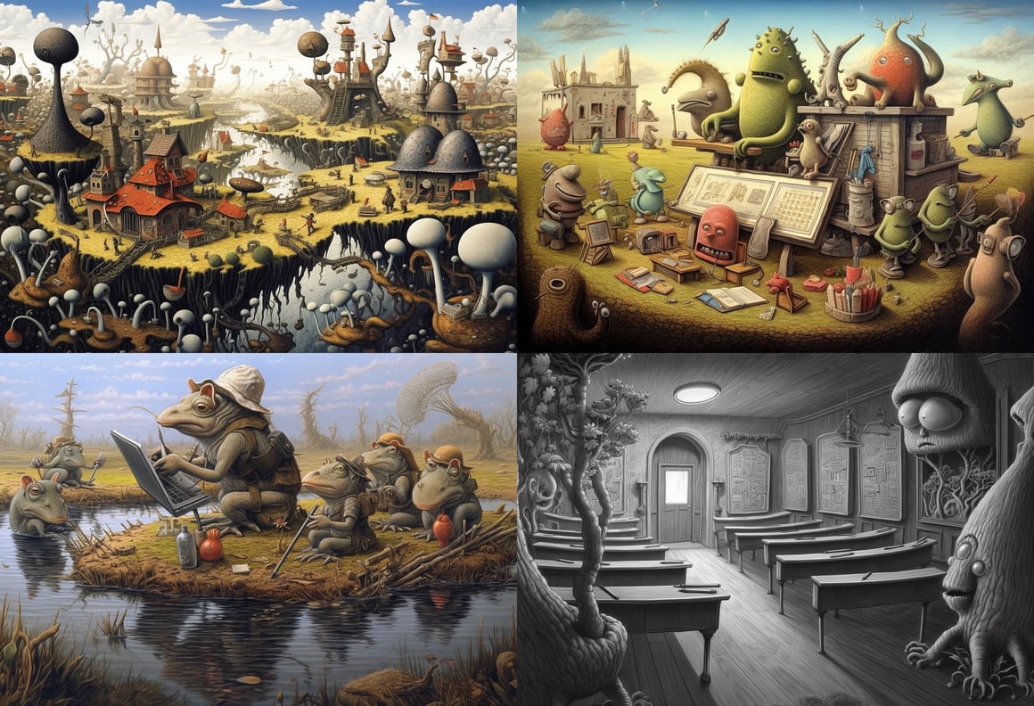 Artistic Evolution: From Basics to Surrealism