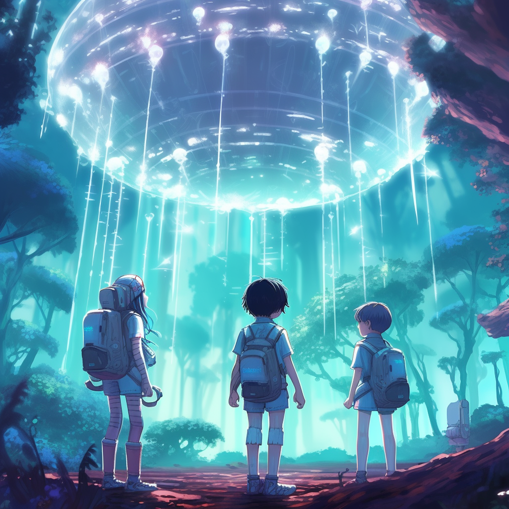 Neon Glow: An Eclectic Sky Saga