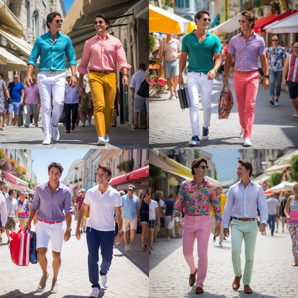 Summer Romance Vibes: Trudeau and Ronaldo's Capri Adventure